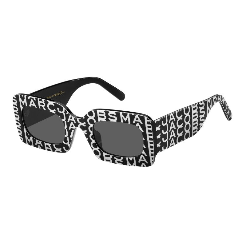 The Marc Jacobs Marc 488/S-03KIR PATTERN BLACK WHITE