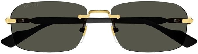 Gucci Occhiali da Sole GG1221S Gold/Grey uomo
