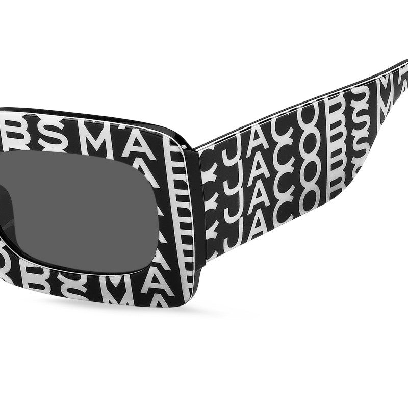 The Marc Jacobs Marc 488/S-03KIR PATTERN BLACK WHITE