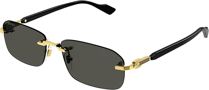 Gucci Occhiali da Sole GG1221S Gold/Grey uomo